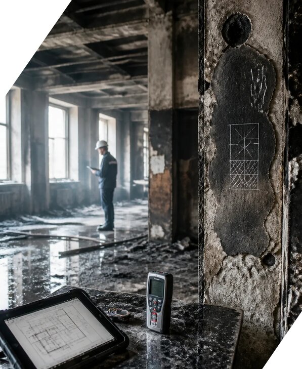 Обследование зданий после пожара в Коврове от 15348 р. | ЭкспертизаРоссия